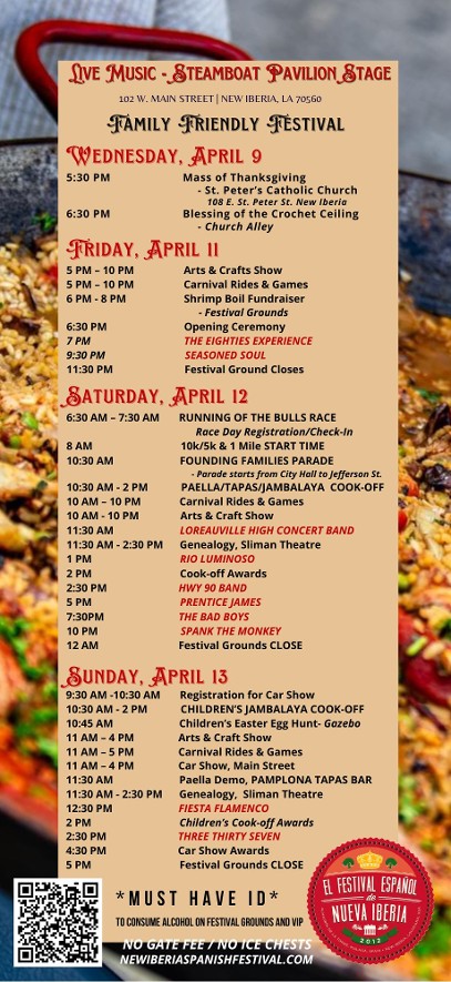 2025 Schedule of Events